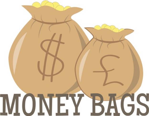 Picture of Money Bags SVG File