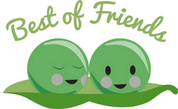 Picture of Best Of Friends SVG File