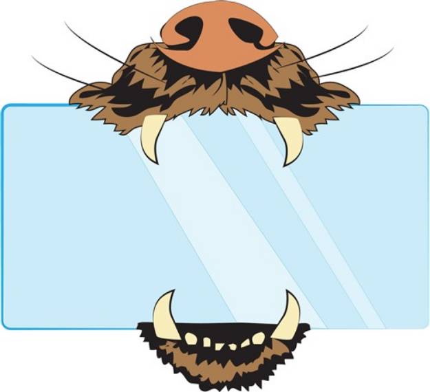 Picture of Animal Fangs SVG File