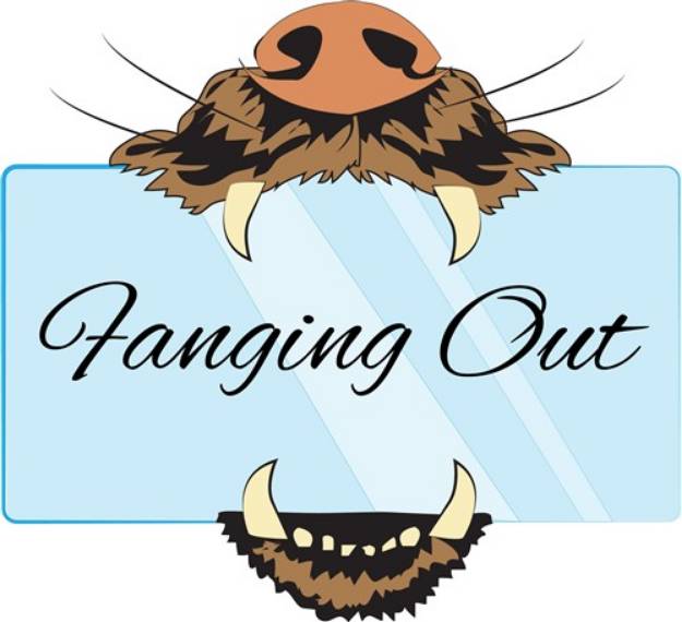 Picture of Fanging Out SVG File