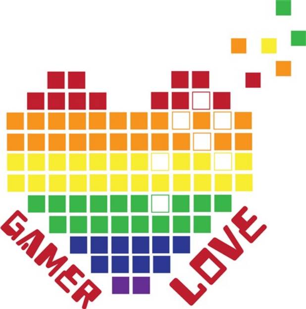Picture of Gamer Love SVG File