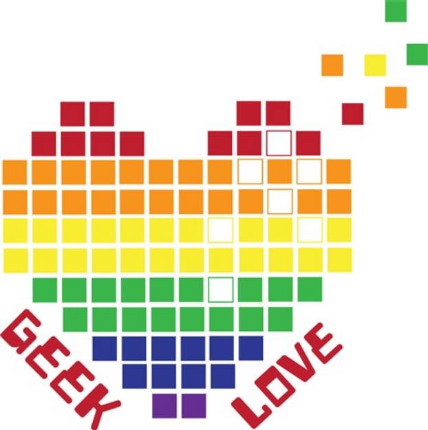 Picture of Geek Love SVG File