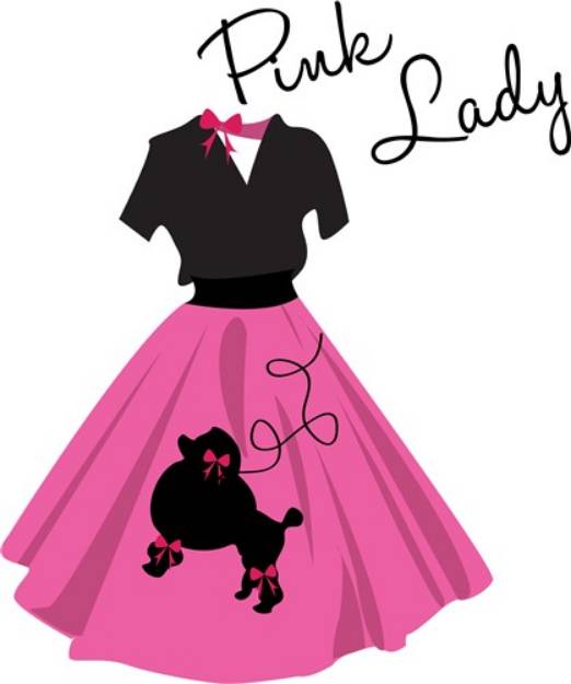 Picture of Pink Lady SVG File