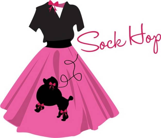 Picture of Sock Hop SVG File