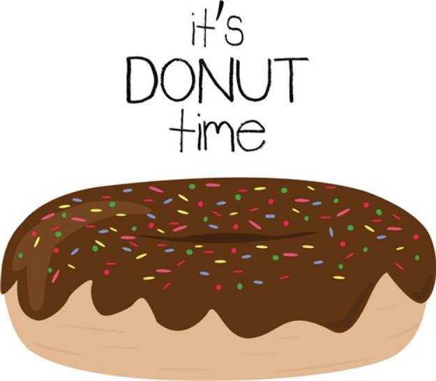 Picture of Its Donut Time SVG File