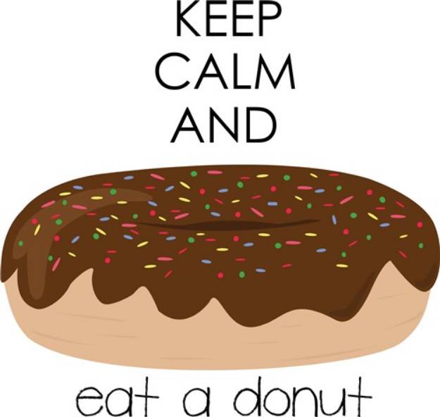 Picture of Eat A Donut SVG File
