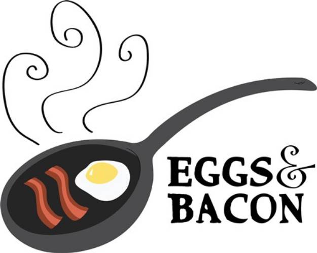 Picture of Eggs & Bacon SVG File