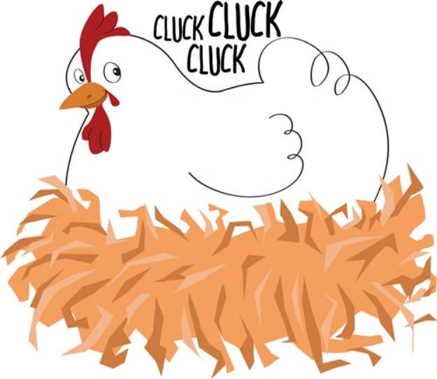 Picture of Cluck Cluck SVG File
