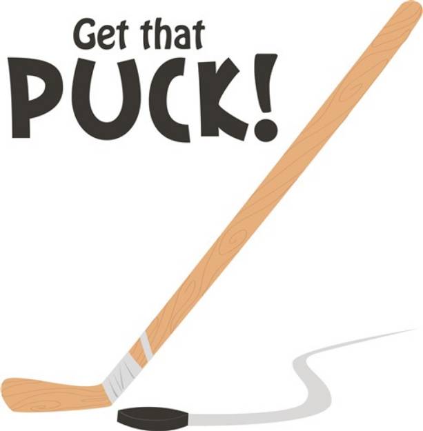 Picture of Get That Puck SVG File