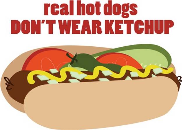 Picture of Real Hot Dogs SVG File