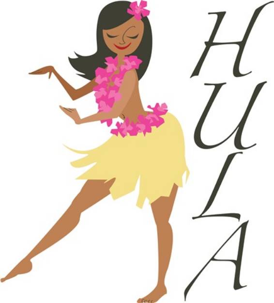 Picture of Hula Dancer SVG File