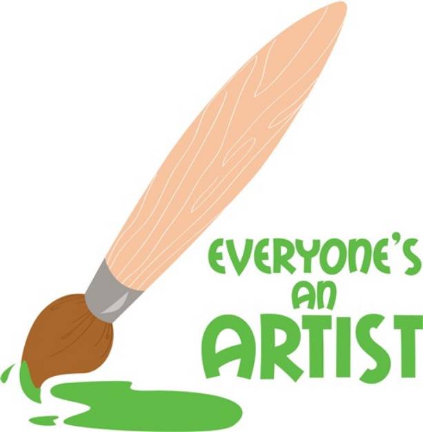 Picture of Everyones An Artist SVG File