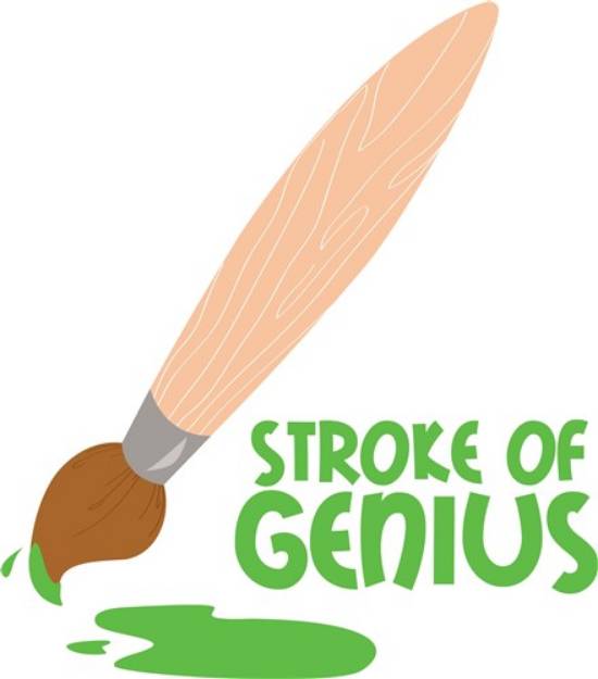 Picture of Stroke Of Genius SVG File
