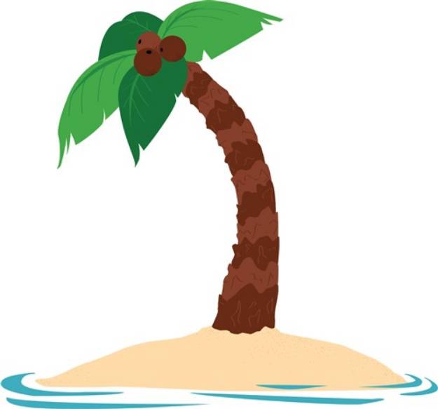 Picture of Island Tree SVG File