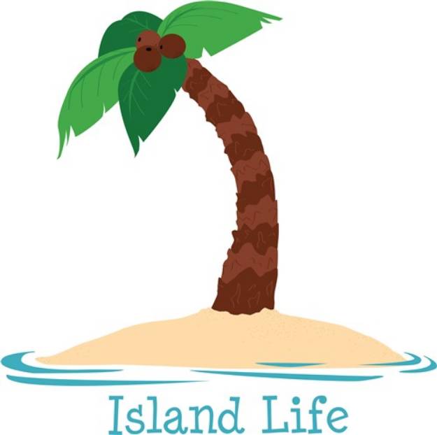 Picture of Island Life SVG File