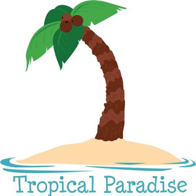 Picture of Tropical Paradise SVG File