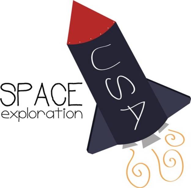 Picture of Space Exploration SVG File