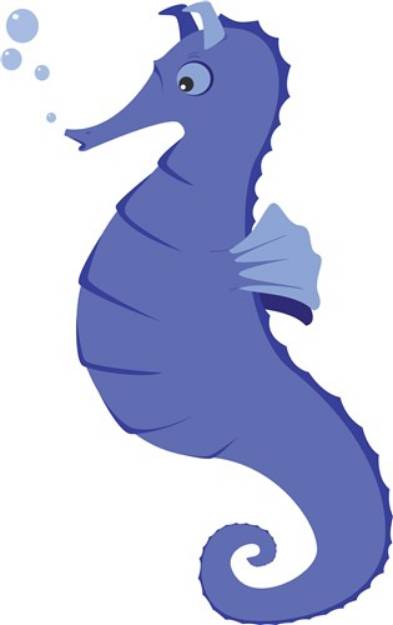 Picture of Seahorse SVG File