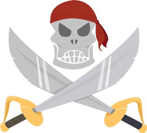 Picture of Pirate Head SVG File