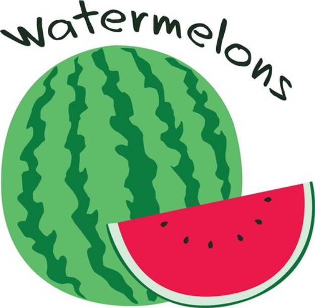 Picture of Watermelons SVG File