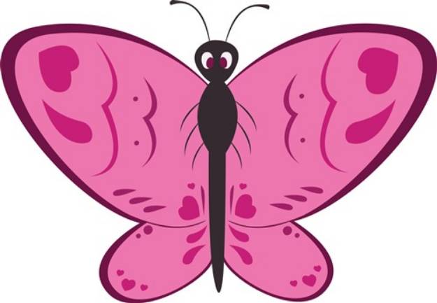 Picture of Pink Butterfly SVG File