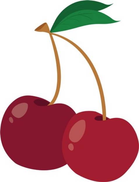 Picture of Red Cherries SVG File