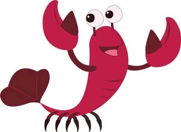 Picture of Cartoon Lobster SVG File