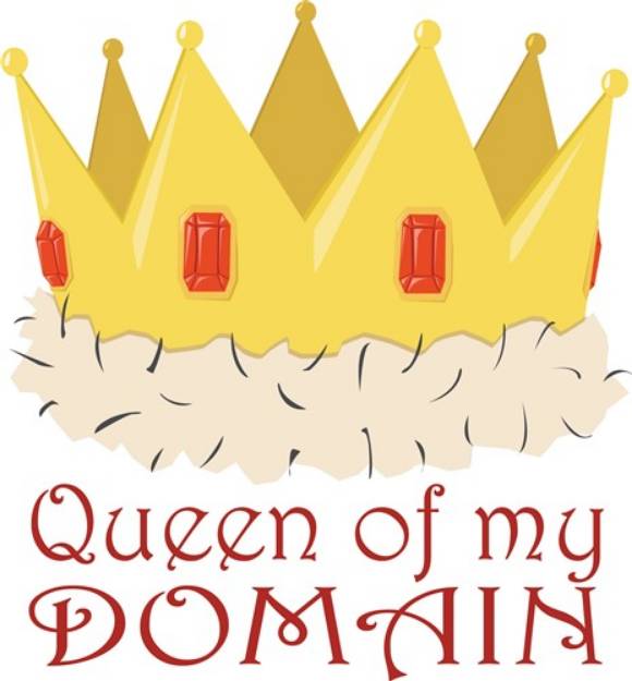 Picture of Queen Of Domain SVG File
