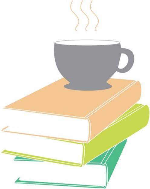 Picture of Coffee & Books SVG File