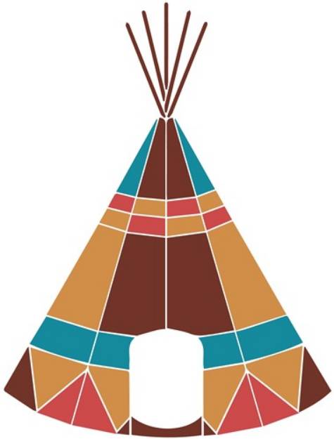 Picture of Indian Teepee SVG File