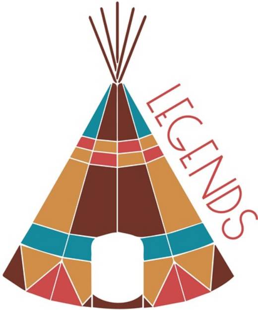 Picture of Legends Teepee SVG File