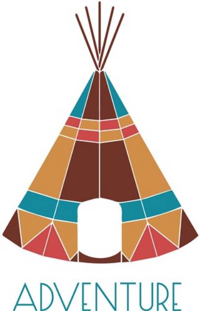 Picture of Adventure Teepee SVG File