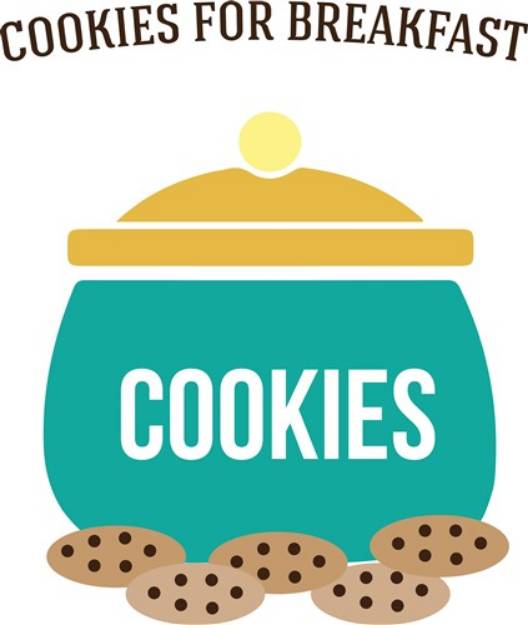 Picture of Cookies For Breakfast SVG File