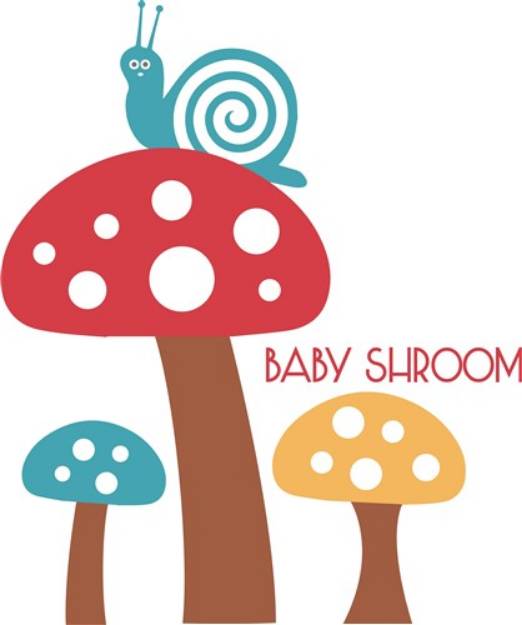 Picture of Baby Shroom SVG File