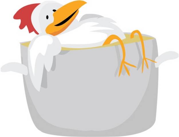 Picture of Chicken In Pot SVG File