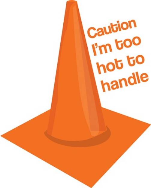 Picture of Caution Cone SVG File