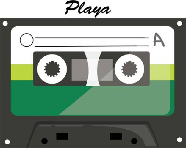 Picture of Tape Playa SVG File