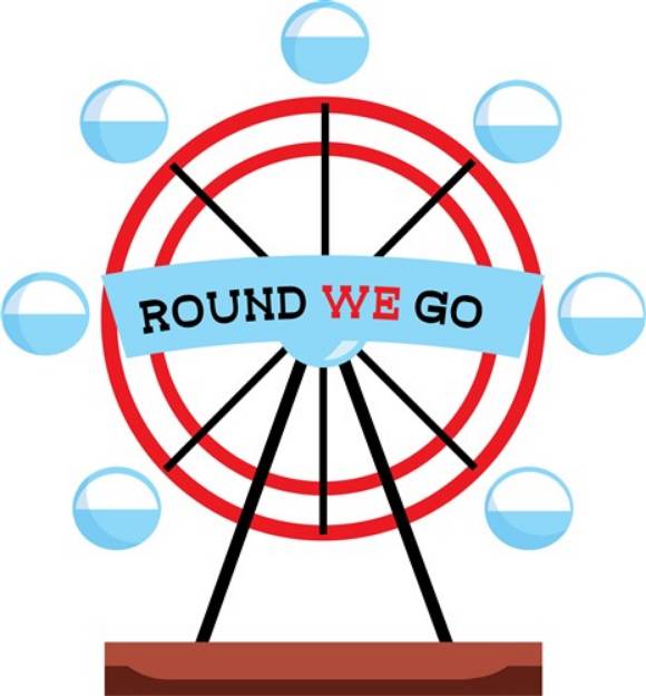 Picture of Round We Go SVG File