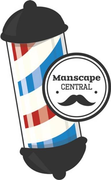 Picture of Manscape Central SVG File