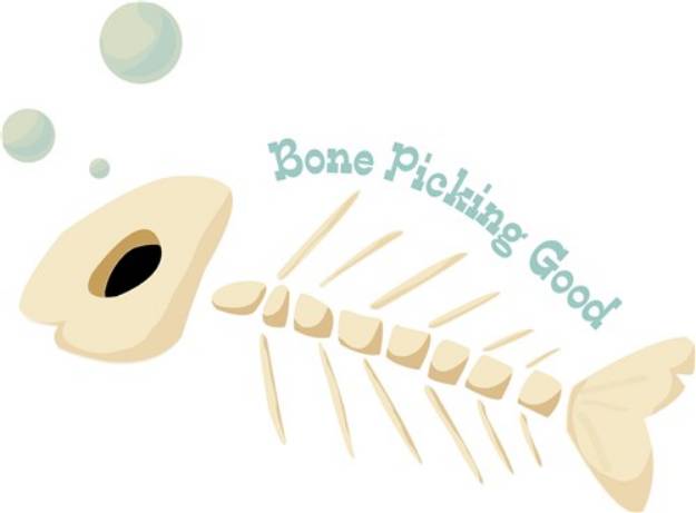 Picture of Bone Picking Good SVG File