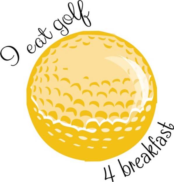 Picture of Golf 4 Breakfast SVG File