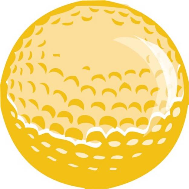Picture of Golf Ball SVG File