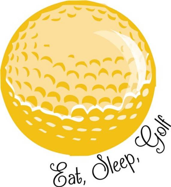 Picture of Eat Sleep Golf SVG File