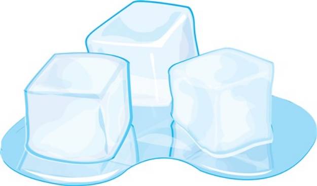 Picture of Ice Cubes SVG File