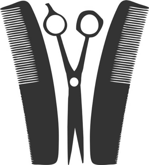 Picture of Barber Equipment SVG File