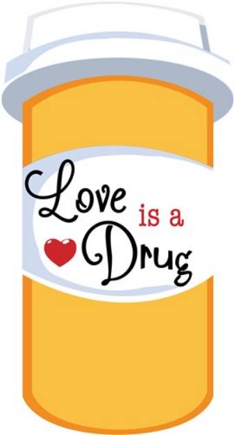 Picture of Love Is Drug SVG File
