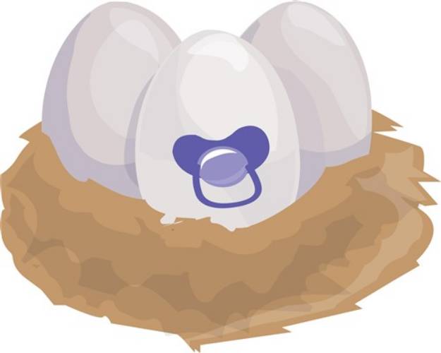 Picture of Baby Eggs SVG File