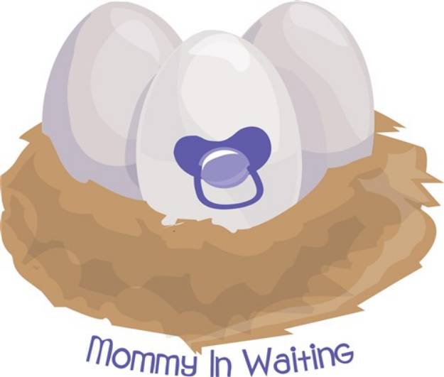 Picture of Mommy In Waiting SVG File