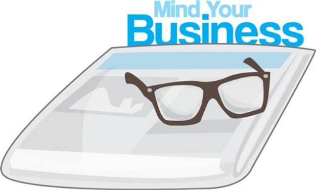 Picture of Mind Your Business SVG File