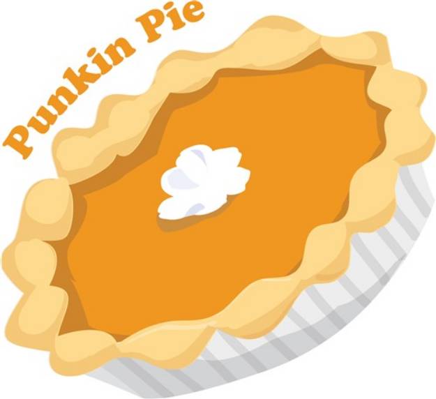 Picture of Punkin Pie SVG File